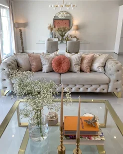 Online KARE Design Ława Gold Rush 120x120 cm złota - KARE