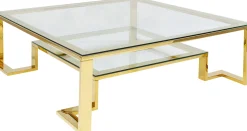 Online KARE Design Ława Gold Rush 120x120 cm złota - KARE