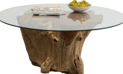 Best KARE Design Ława Roots Ø100 cm drewniana - KARE