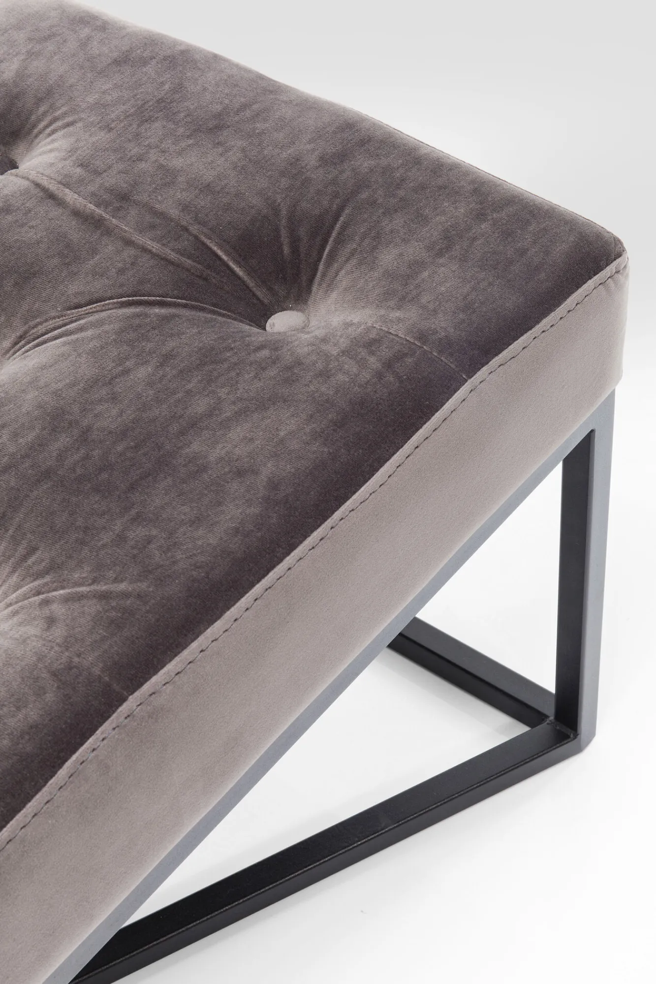 Clearance KARE Design Ławka Crossover 150x40 cm szara - KARE