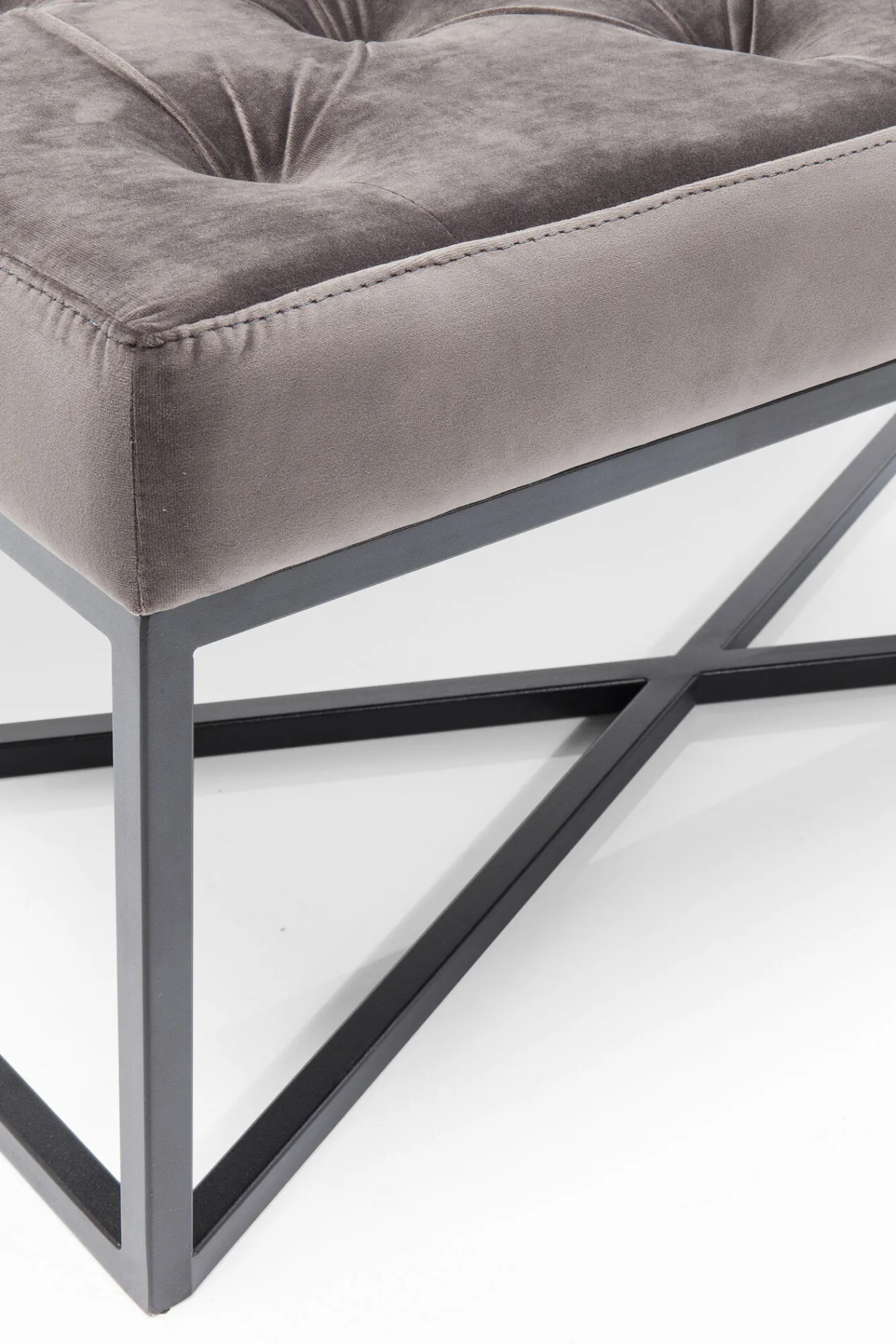 Clearance KARE Design Ławka Crossover 150x40 cm szara - KARE