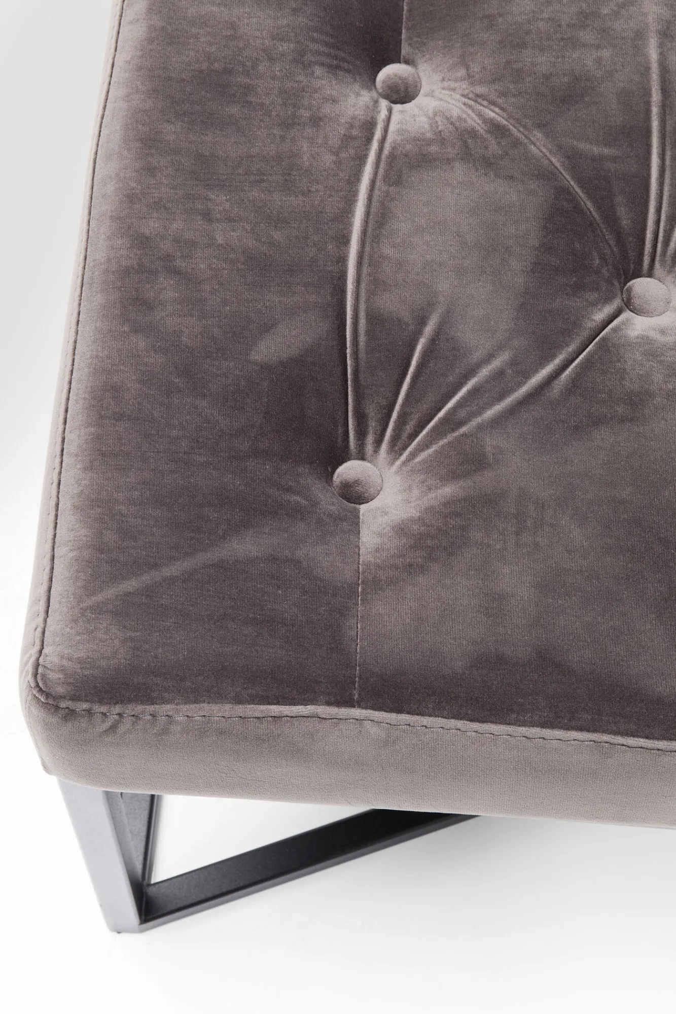 Clearance KARE Design Ławka Crossover 150x40 cm szara - KARE