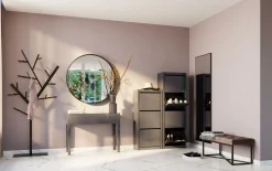 Sale KARE Design Ławka Crossover 90x40 cm szara - KARE