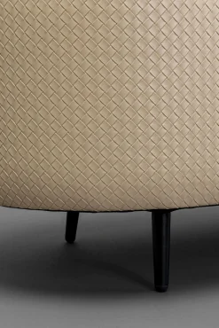 Outlet KARE Design Ławka do przedpokoju ze schowkiem beżowa PU 100 cm - KARE