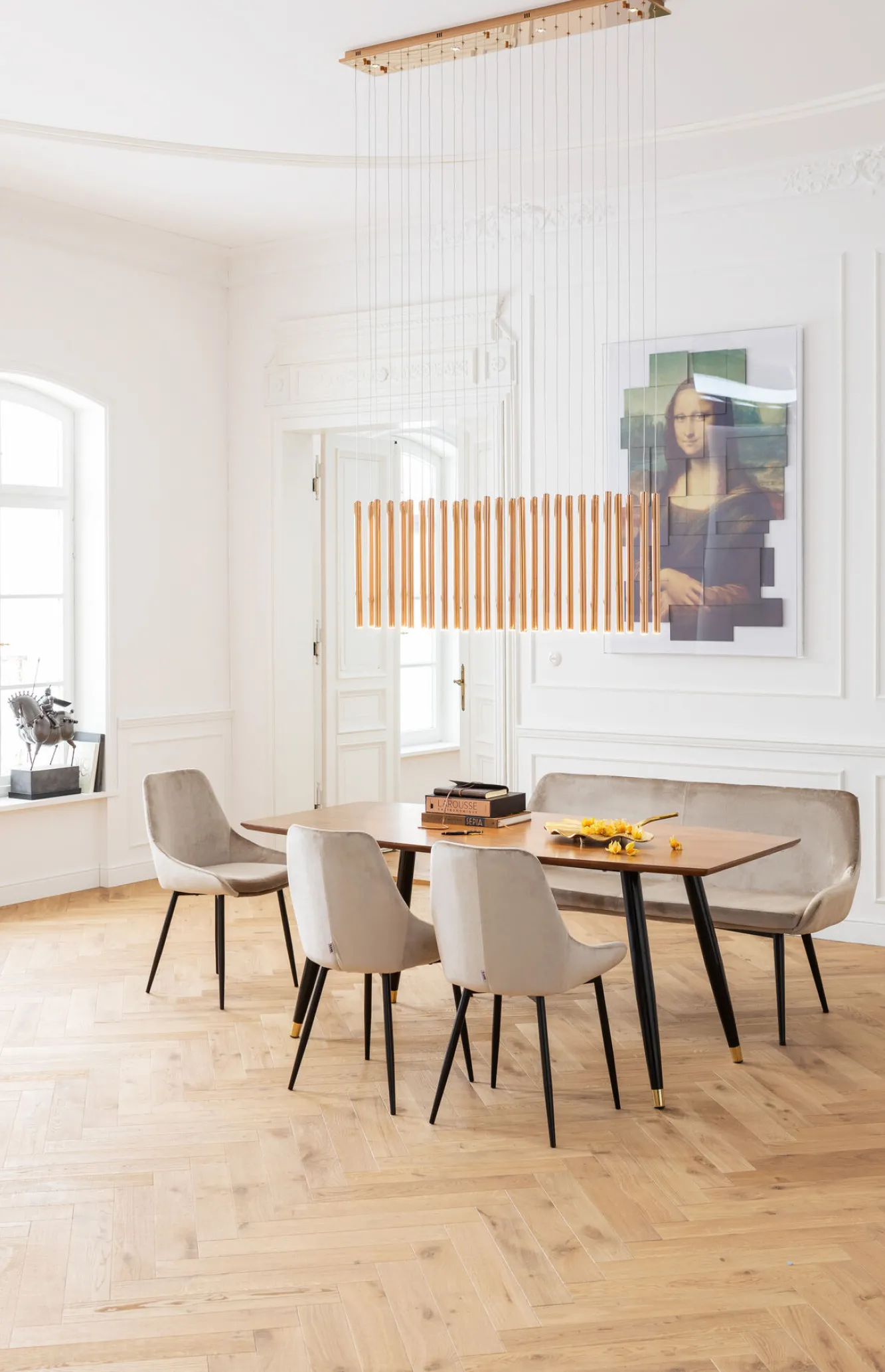 Hot KARE Design Ławka East Side 154x81 cm beżowa - KARE