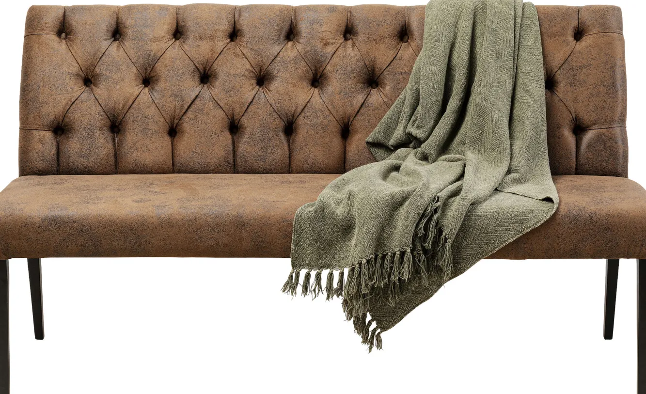 New KARE Design Ławka Econo 162x92 cm brązowa - KARE