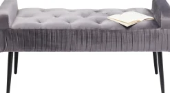Outlet KARE Design Ławka Lofty 103x55 cm szara - KARE