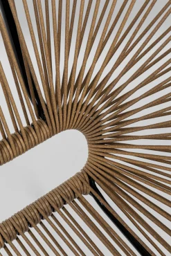 Outlet KARE Design Ławka ogrodowa naturalna żyłkowa 121 cm - KARE