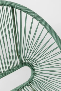 New KARE Design Ławka ogrodowa zielona żyłkowa 121 cm - KARE