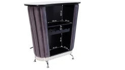 Outlet KARE Design Barek After Work 120x104 cm chromowy - KARE