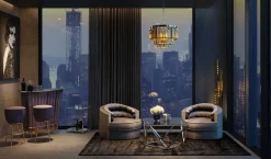 Outlet KARE Design Barek After Work 120x104 cm chromowy - KARE