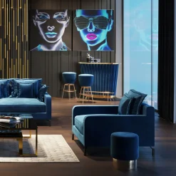 Best KARE Design Barek After Work 120x106 cm złoty - KARE