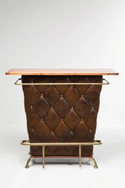 Sale KARE Design Barek Lady Rock 120x104 cm brązowy - KARE