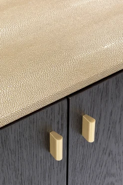 Outlet KARE Design Barek na kółkach Milano 97x93 cm ciemnobrązowy - KARE