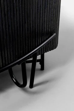 Best KARE Design Barek z drewna mango blat marmurowy 120x110 cm - KARE