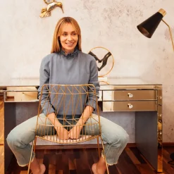 Online KARE Design Biurko Luxury Champagne 140x61 cm szampańskie - KARE