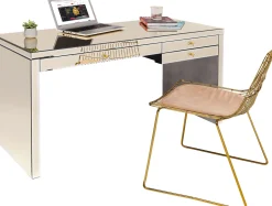 Online KARE Design Biurko Luxury Champagne 140x61 cm szampańskie - KARE