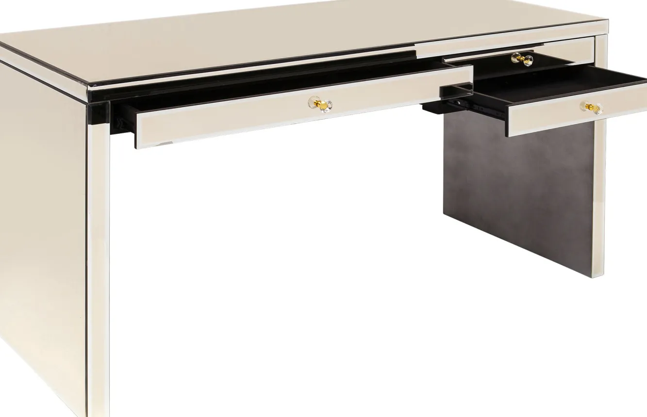 Online KARE Design Biurko Luxury Champagne 140x61 cm szampańskie - KARE