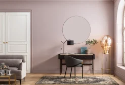 Clearance KARE Design Biurko Milano 140x58 cm ciemnobrązowe z kremowym blatem - KARE