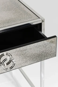 Fashion KARE Design Biurko Moonscape 120x60 cm srebrne - KARE