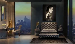 Fashion KARE Design Biurko Moonscape 120x60 cm srebrne - KARE