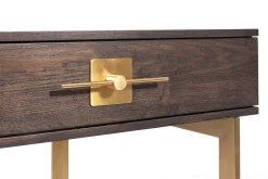 Sale KARE Design Biurko Osaka 138x60 cm brązowe - KARE