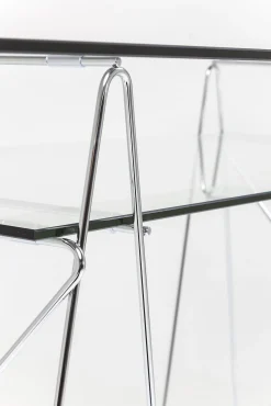 Fashion KARE Design Biurko Polar 135x65 cm transparentne blat 8 mm - KARE