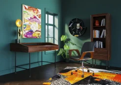 Fashion KARE Design Biurko Ravello 118x70 cm sheesham brązowe - KARE