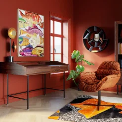 Fashion KARE Design Biurko Ravello 118x70 cm sheesham brązowe - KARE