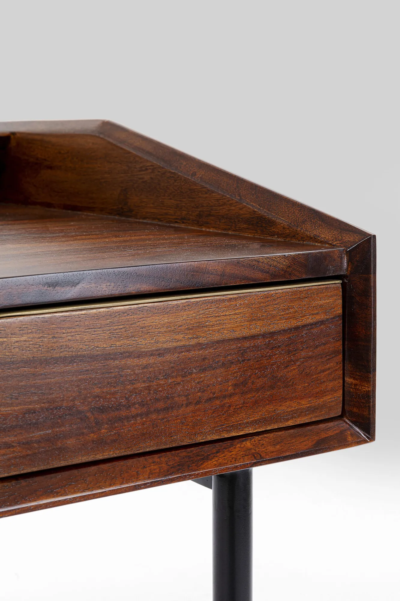 Fashion KARE Design Biurko Ravello 118x70 cm sheesham brązowe - KARE