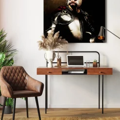 Hot KARE Design Biurko Ready To Work 120x60 cm orzech - KARE