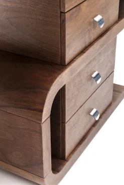 Best KARE Design Biurko Soft Snake 150x70 cm orzechowe - KARE