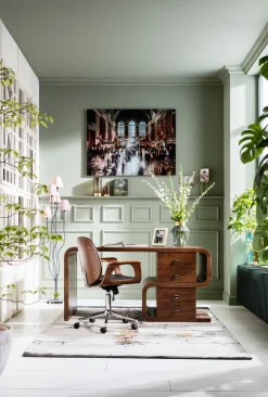 Best KARE Design Biurko Soft Snake 150x70 cm orzechowe - KARE