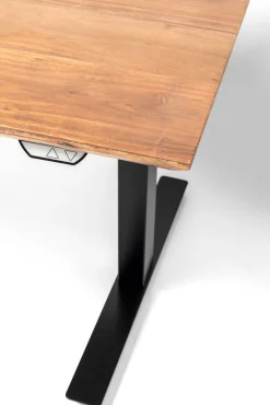 Sale KARE Design Biurko z elek. regulacją wysokości Symphony 200x100 cm akacja - KARE