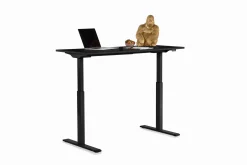 Fashion KARE Design Biurko z elek. regulacją wysokości Smart 140x60 cm czarne - KARE