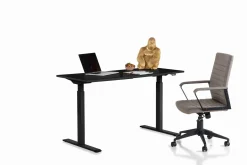 Fashion KARE Design Biurko z elek. regulacją wysokości Smart 140x60 cm czarne - KARE