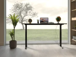 Fashion KARE Design Biurko z elek. regulacją wysokości Smart 140x60 cm czarne - KARE