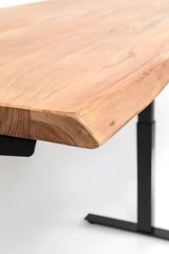 Online KARE Design Biurko z elek. regulacją wysokości Harmony 200x100 cm akacja - nogi czarne - KARE