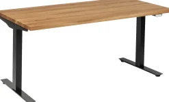 Fashion KARE Design Biurko z elek. regulacją wysokości Jackie 160x80 cm dąb - KARE
