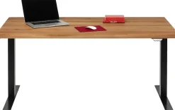 Fashion KARE Design Biurko z elek. regulacją wysokości Jackie 160x80 cm dąb - KARE