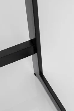 Best KARE Design Biurko z szufladami lustrzane nogi czarne 120x50 cm - KARE