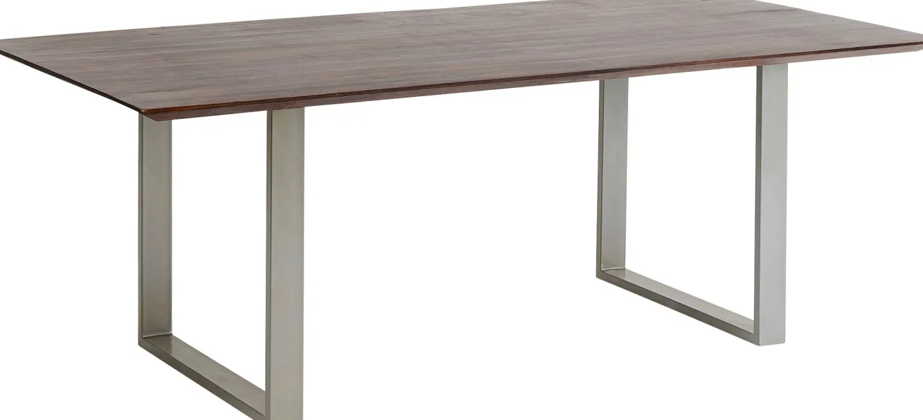 New KARE Design Blat ciemnobrązowy prostokątny z drewna akacjowego 200x100 cm - KARE