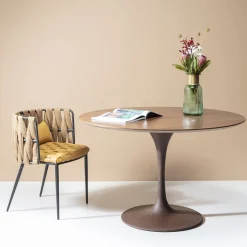 Fashion KARE Design Blat Invitation Ø120 cm orzech - KARE