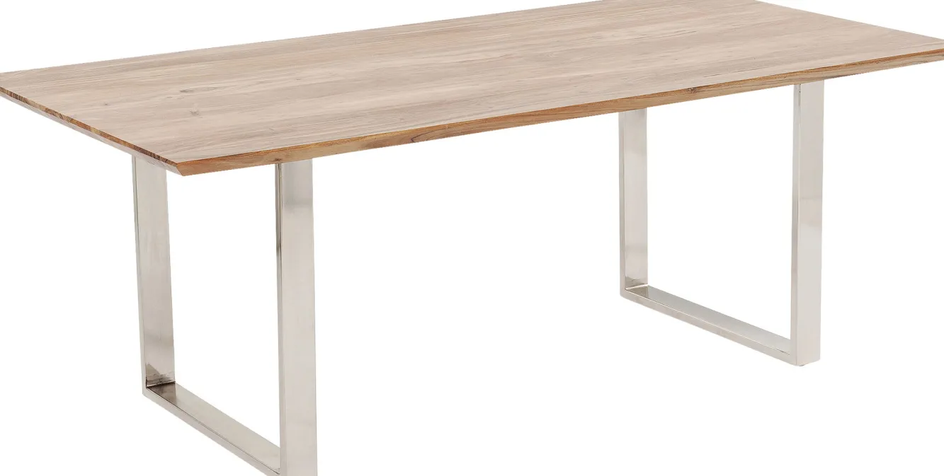 Fashion KARE Design Blat z drewna akacjowego 180x90 cm naturalny grubość 3,5 cm - KARE