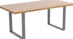 Clearance KARE Design Blat z drewna dębowego olejowany prostokątny prosta krawędź 160x80 cm - KARE