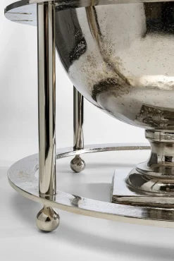 Online KARE Design Cooler do butelek Champagne Time ∅61x38 cm srebrny - KARE