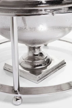 Online KARE Design Cooler do butelek Champagne Time ∅61x38 cm srebrny - KARE