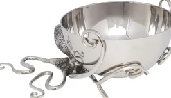 New KARE Design Cooler do butelek Octopus 46x26 cm srebrny - KARE