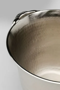 Hot KARE Design Cooler do wina lub szampana srebrny z aluminium motyw słonia 4,5 L - KARE