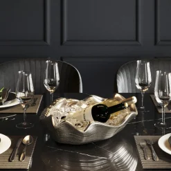 Fashion KARE Design Cooler Shell 44x38 cm srebrny - KARE